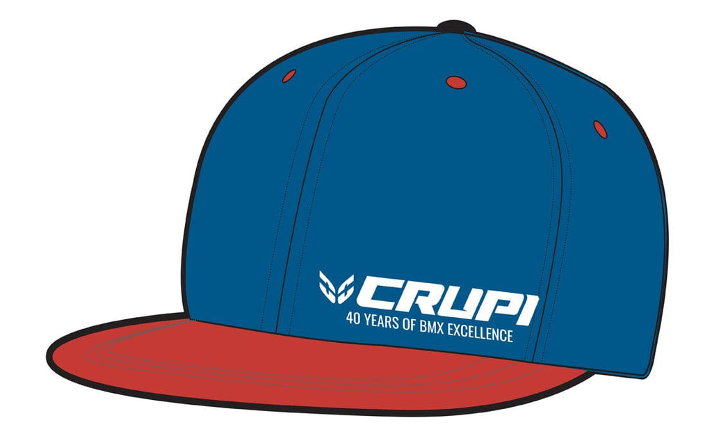 Crupi Slick Snapback Cap Blue/Red